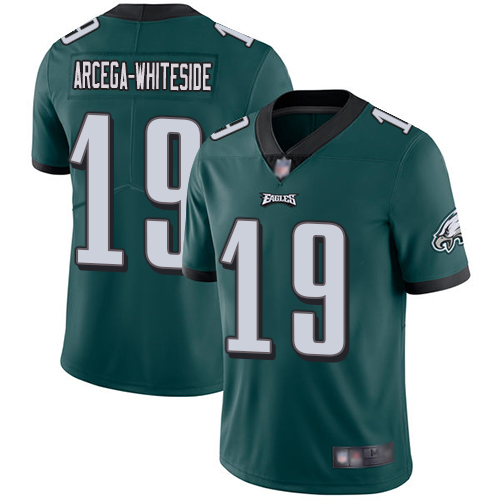 Men NFL Philadelphia Eagles #19 JJ Arcega-Whiteside Midnight Green Team Color Vapor->nfl t-shirts->Sports Accessory
